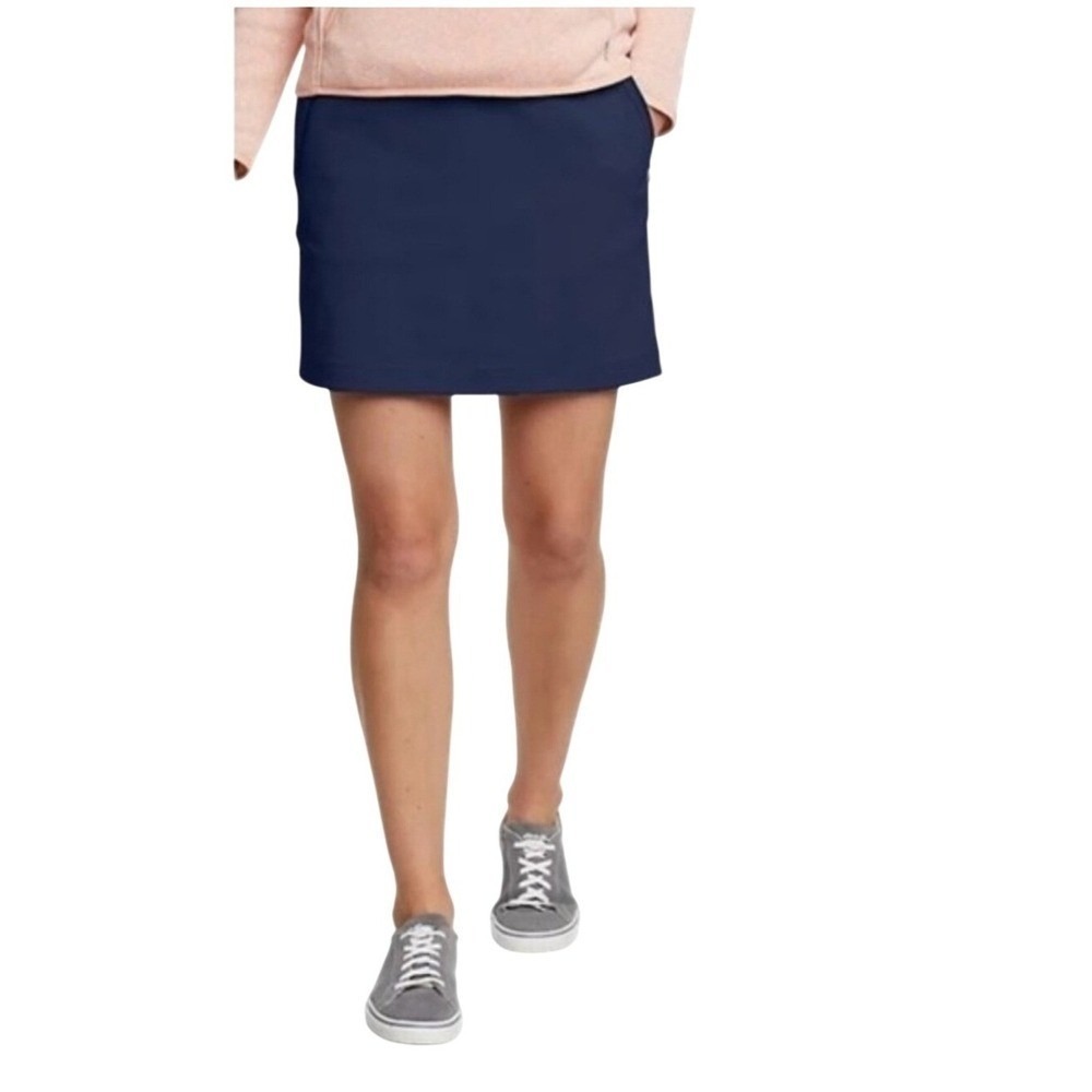 Eddie Bauer Navy Rainier Skort Women's M‎ Hiking Golf Gorpcore Active Quick Dry